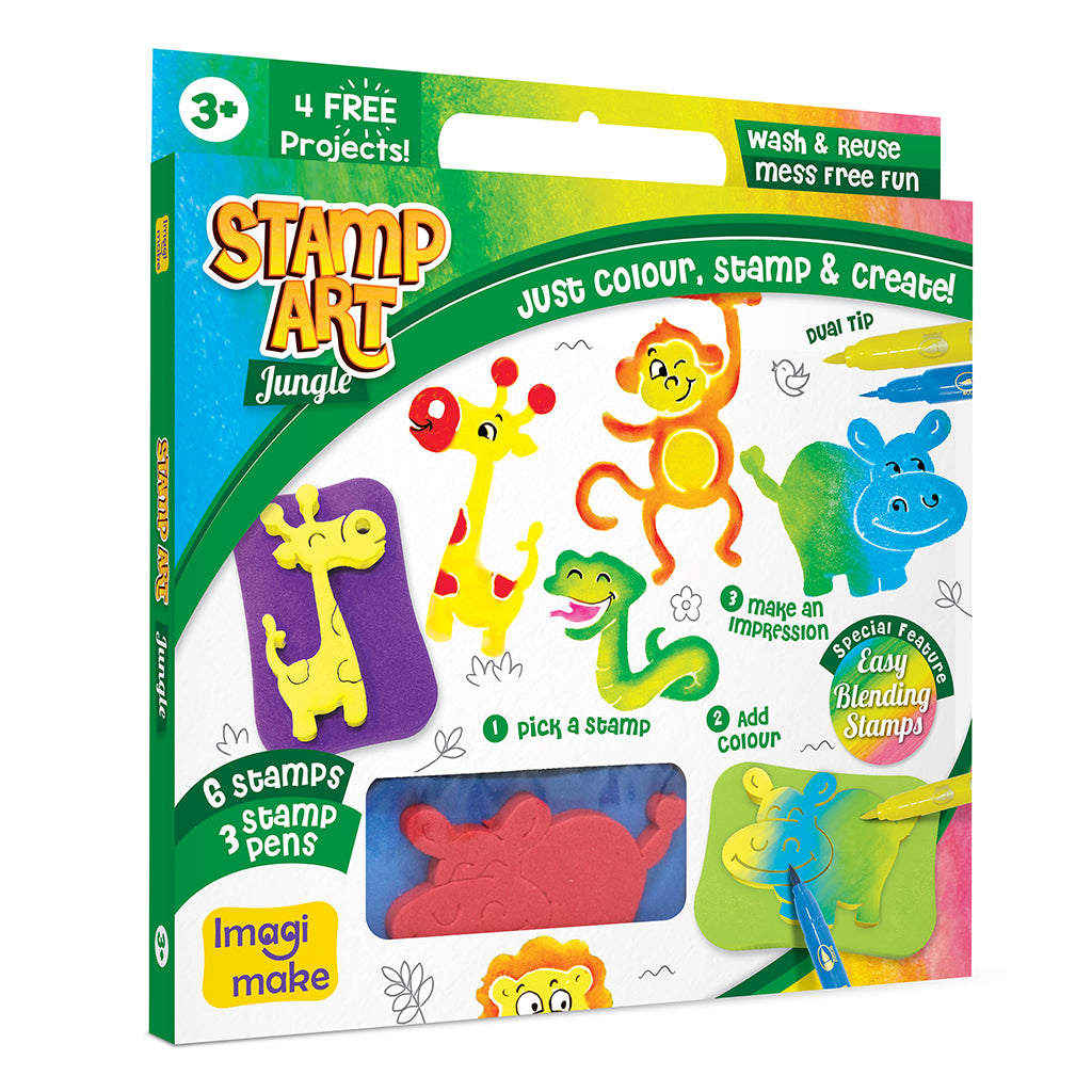 Stamping Set Imagimake Stamp Art-Ocean, Child Age Group: 4 - 8 Years