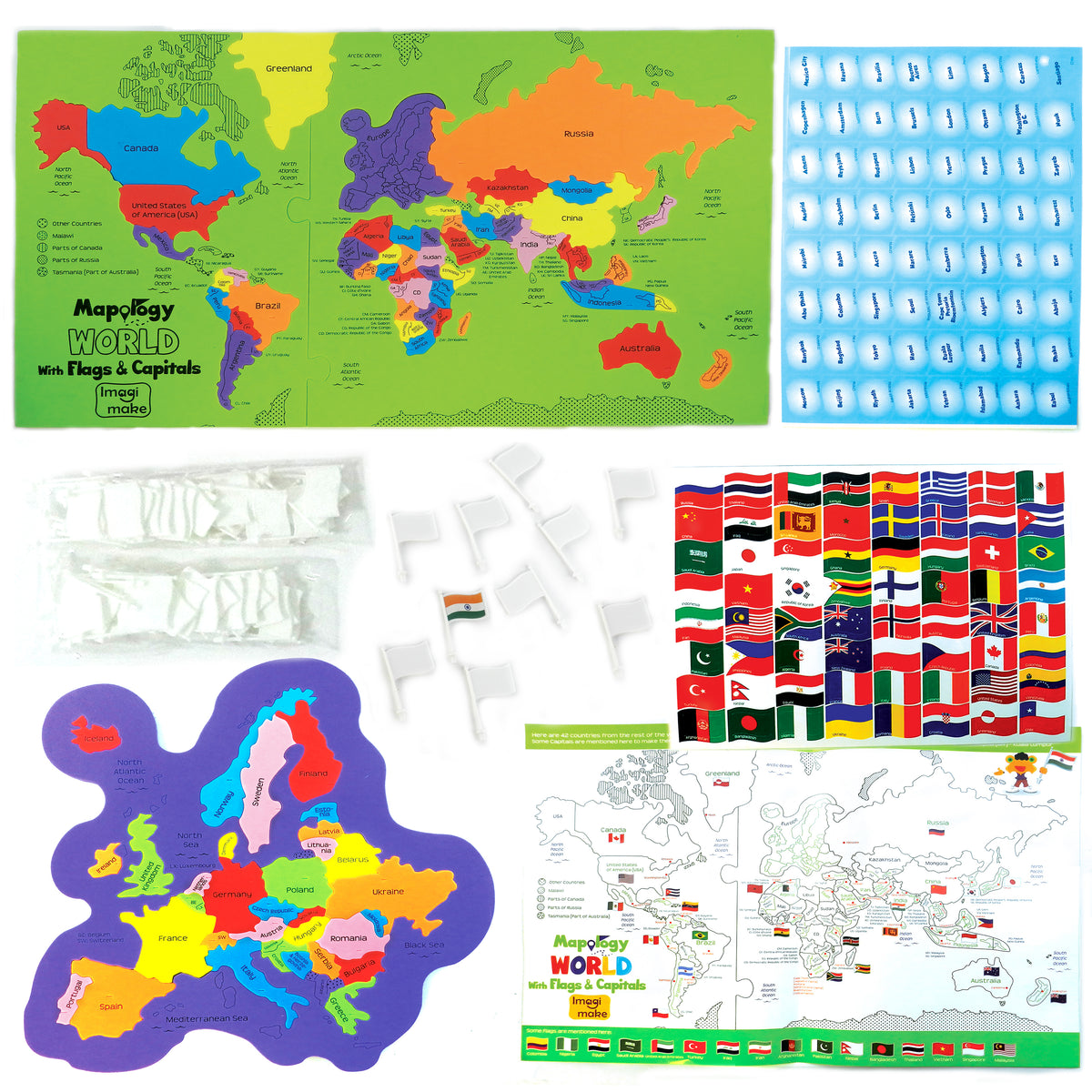 Flags, Countries & Capitals Game Bundle