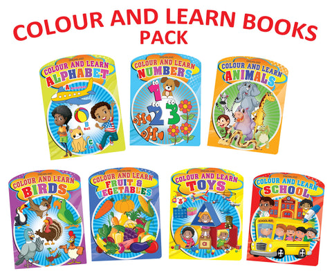 Colour and Learn Pack (7 Titles)