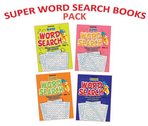 Super Word Search Pack 3 - (4 titles)