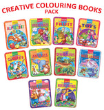 Creative Colouring book - 10 titles (Pack)