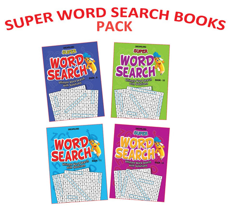 Super Word Search Pack 2 - (4 titles)