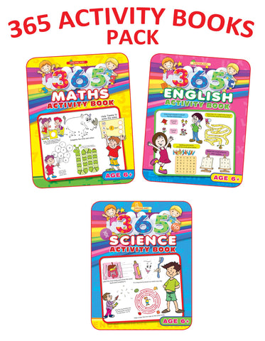 365 Activity Books pack 3 titles