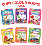 Copy Colour Book - 1 to 6 (Pack)