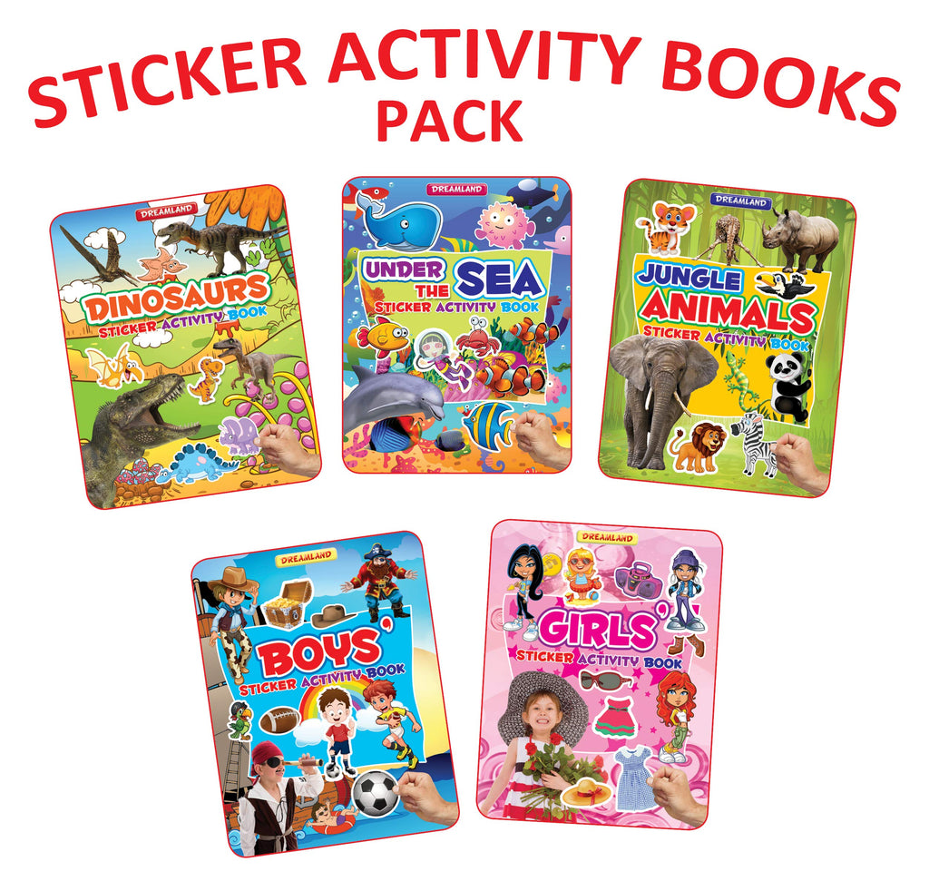 Sticker Activity Book - Pack (5 Titles) – The School Souq