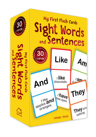 My First Flash Cards: Sight Words and Sentence