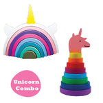 Combo Pack Of 2 - Magical Unicorn Stacker and Ring