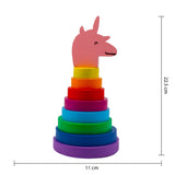 Magical Unicorn Ring Stacker - 8 Pieces