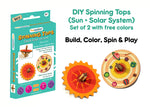 Spinning Top (Solar System + Sun) - Set of 2