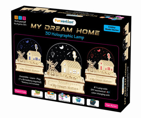 3D Holographic Lamp - My Dream Home (Utility Series)